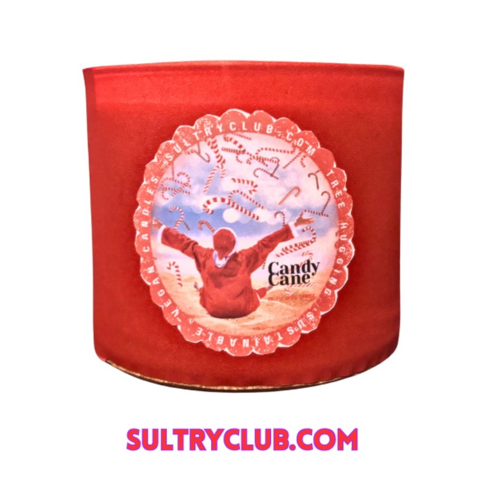 CANDY CANE 3 Wick Candle